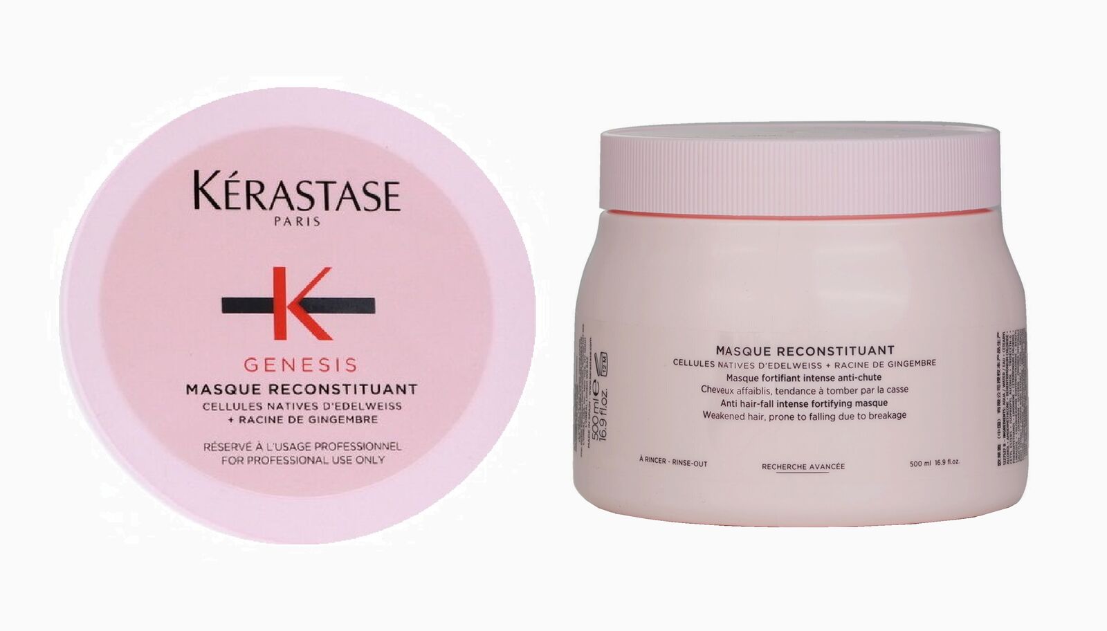 KERASTASE PARIS GENESIS - MASQUE RECONSTITUANT , Maschera anti-caduta per capelli indeboliti 500ml